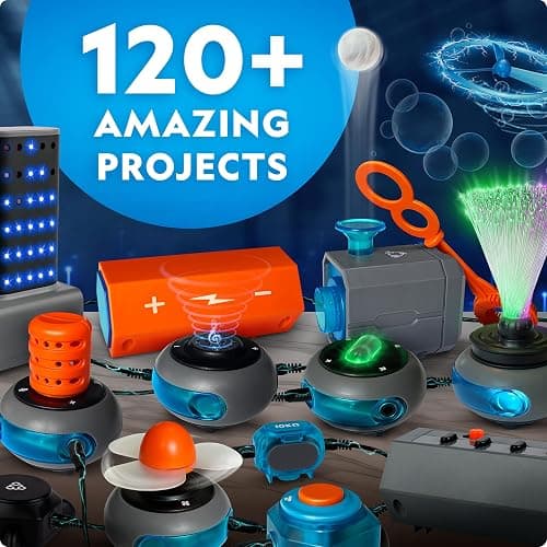 National Geographic Circuit Maker Kit - Electronics Kit for Kids with 120 Electrical Circuit Projects, Electric Circuit STEM Toy, Electronic Projects, Electrical Circuit Kit for Kids, Electricity Kit thumbnail 3