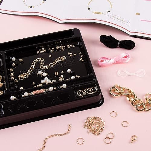 Make It Real Juicy Couture Mini Chains and Charms - Teenagers Friendship Jewellery Making Bracelet Kit - Gifts for Girls thumbnail 7