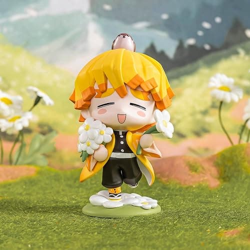 POP MART Demon Slayer Birth Flower Series Figures, Blind Box Figures, Random Design Action Figures Collectible Toys Home Decorations, Holiday Birthday Gifts, Single Box thumbnail 3