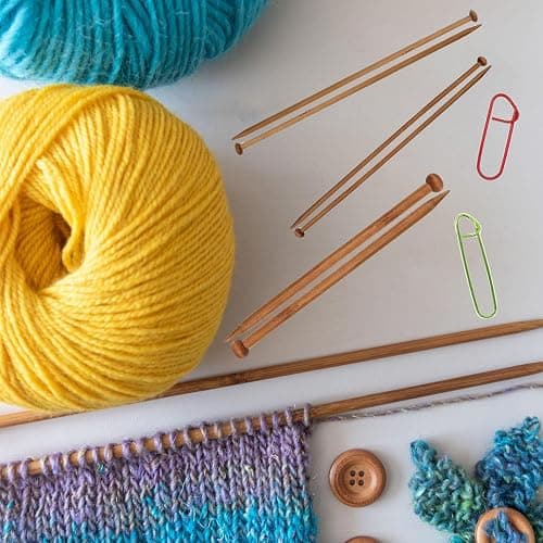 7 Pairs Bamboo Knitting Needles Set, Bamboo Natural, Long Wooden Knitting Needle, Single Point Straight Wood Needles, Wooden Knittings Needle for Beginners for Making Sweater, Shawl, Scarf thumbnail 6