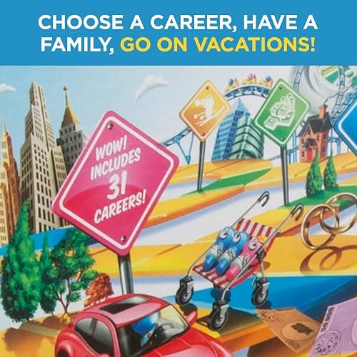Hasbro Gaming The Game of Life Board Game, Family Games for Kids Ages 8+, Includes 31 Careers, Family Board Games for 2-4 Players, (Amazon Exclusive) thumbnail 4