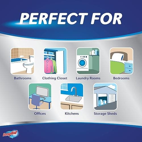 DampRid Refillable Moisture Absorber, 11 oz., 6-Pack – Fresh Scent Moisture Absorbers, 10% More Absorbing Power*, Eliminates Musty Odors for Fresher, Cleaner Air thumbnail 5