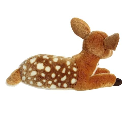 Aurora® Realistic Miyoni® Deer Stuffed Animal - Lifelike Details Make a Cherished Companion - Perfect for Decorating Bedrooms or Classrooms - Brown 14 Inches thumbnail 4