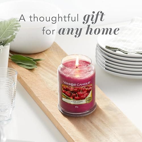 Yankee Candle Scented Candle | Black Cherry Large Jar | Long Burning Candles: up to 150 Hours | Perfect Gifts for Women thumbnail 7