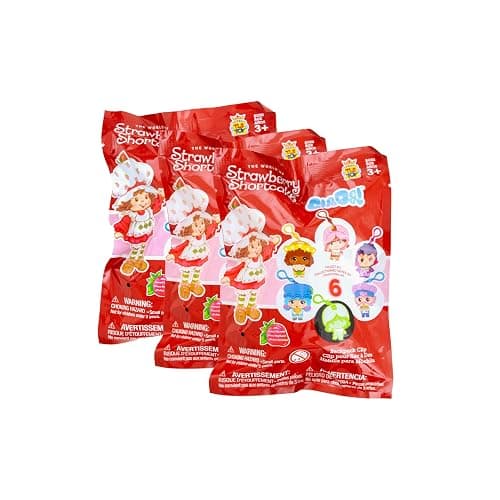 Strawberry Shortcake Mystery Blind Bag Sweet Scented 2.5-inch Cheebee Keychain Figure 3-Pack - Receive 3 Mystery Blind Bag Cheebee Keychain/Backpack/Clip-on Figures thumbnail 5