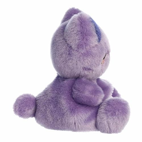 Aurora® Enchanting Tasty Peach® Meowchi Palm Pals™ Stuffed Animal - Bright & Colorful Design for Room Decor - Perfect for Adults, Kids, and Birthdays - Ube 5 Inches thumbnail 3