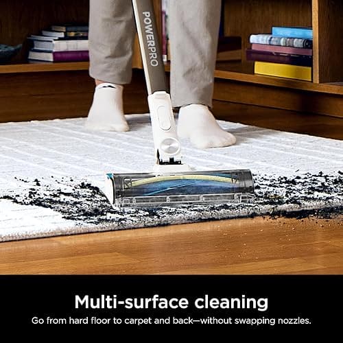 Shark PowerPro Flex Reveal Plus Cordless Vacuum, FloorDetect & Dirt-Reveal Technology, HEPA Filter, for Carpets & Hard Floors, Up to 50-Minute Runtime, Powerful Pet Hair Pickup, Java, IZ382H thumbnail 3