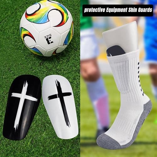 TOMIYO Shin Guards Soccer Kids Youth Adults, Child Calf Protective Gear for 4-6 Years Old Shin Pad with Soccer Socks thumbnail 6