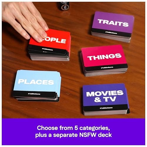 Spin Master Games, Tell Me Without Telling Me, 2025 Edition with New Cards, The Viral Adult Party Game for Friendsgiving, Adult Card Game, 4+ Players, for Ages 18 & Up thumbnail 4