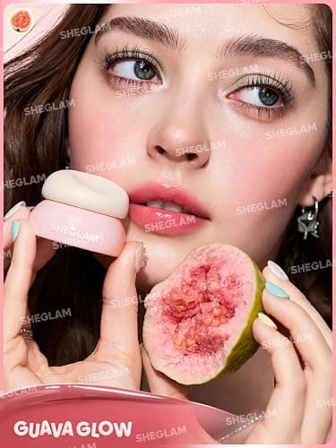 SHEGLAM Hydra Jelly Pocket Lip Jam Hydrating Nourishing Lip Gloss Moisturizing Lip Makeup-Guava Glow thumbnail 3