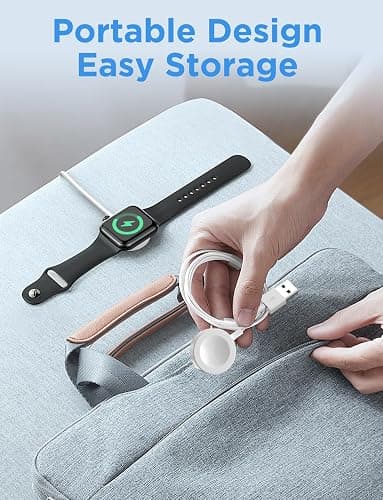 2026 Upgraded iWatch Charger Compatible with Apple Watch Charger USB Magnetic Charging Cable Portable Fast Accessories for iWatch Ultra/SE/Series 9/8/7/6/5/4/3/2/1(1m) thumbnail 7