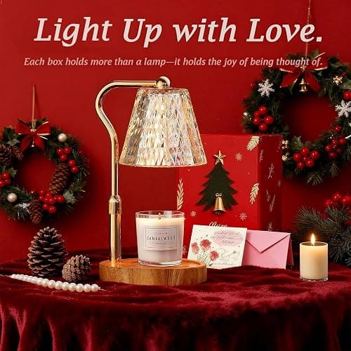 Candle Warmer Lamp with Timer Gifts for Women, Adjustable Height Wax Warmer Lamp for Scented Candles Home Essentials Decor, White Elephant Gifts for Adults Who Have Everything thumbnail 7