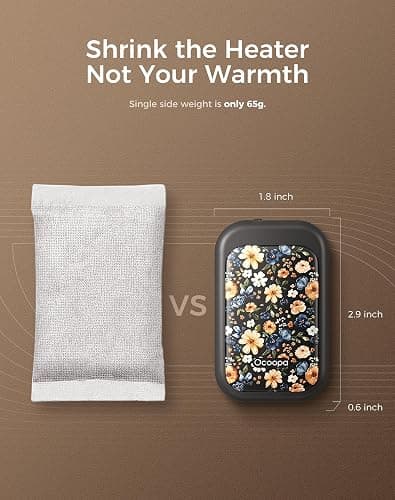 OCOOPA Hand Warmers Rechargeable 2 Pack - Stocking Stuffers Men Women Teens Boys Girls, Gifts for Men Women Seniors, White Elephant Gifts for Adults, Christmas Birthday Anniversary Xmas Gifts Ideas thumbnail 7