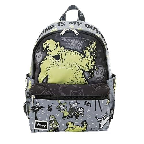 Wondapop - Oogie Boogie 13"" Deluxe Nylon Daypack, Black - Image 1