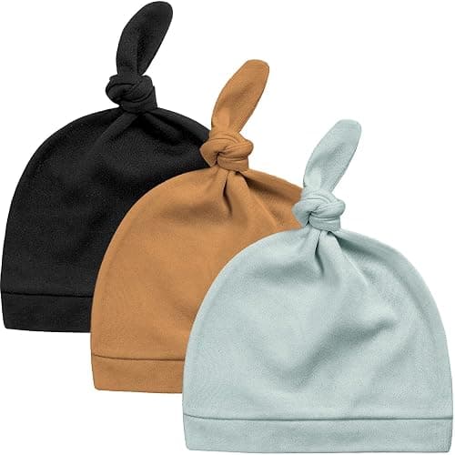 KiddyCare Newborn Baby Hospital Hat for Boy/Girl | Doctor Developed Baby Hats 0-6 Months, Baby Beanies for Infant Babies - Image 1