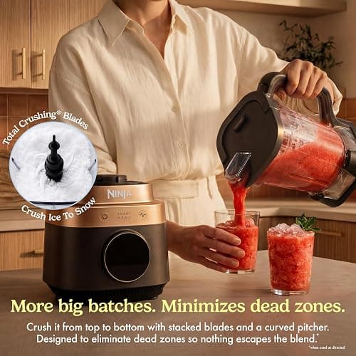 Ninja CrushBOSS 4-in-1 Blender, Processor & Auto Dicing, 1850PW, LB451BK1 | Ninja's most powerful all-in-one system. CrushBOSS + Dicing: full-size & personal blends, food processing & auto dicing. thumbnail 6