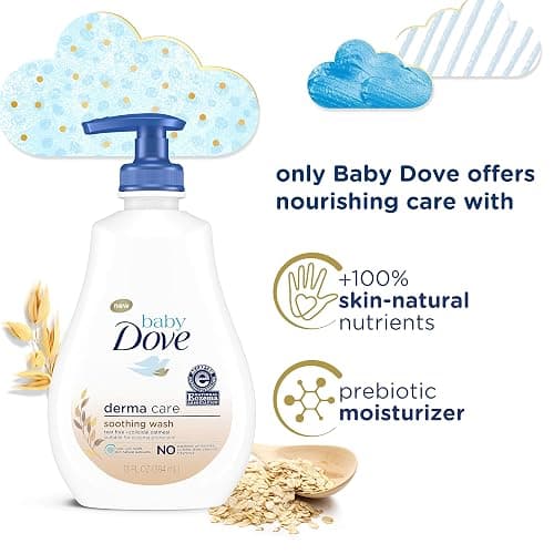 Baby Dove Derma Care Soothing Wash 13 oz and Soothing Cream 5.1 oz Eczema Care Set for Sensitive Skin thumbnail 3