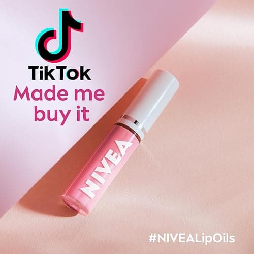 NIVEA Candy Pink Lip Oil (5.5ml), Moisturised Lips With 100% Natural Oils Including Jojoba Oil, Long Lasting and Non-Sticky Lip Gloss thumbnail 5