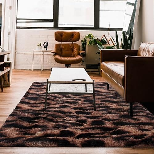 Fluffy Leopard Rug thumbnail 2