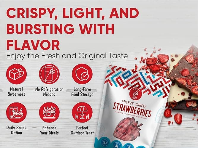 Crispy Craze Freeze Dried Fruit Variety Pack (12 Snack Sized Bags, 0.52 oz Each) Fruit Crisps, Non GMO, Healthy Snack, No Added Sugar & Additives, 100% Natural, Allergen Free, School Safe thumbnail 9