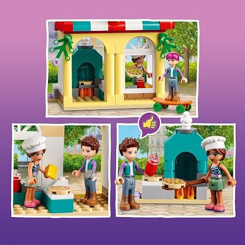 LEGO Friends Heartlake City Pizzeria 41705 Restaurant Set, Creative Gift for Grandchildren, Toys for Kids 5 Plus Years Old with Olivia & Ethan Mini-Dolls thumbnail 5