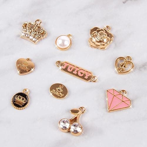 Make It Real Juicy Couture Mini Chains and Charms - Teenagers Friendship Jewellery Making Bracelet Kit - Gifts for Girls thumbnail 9