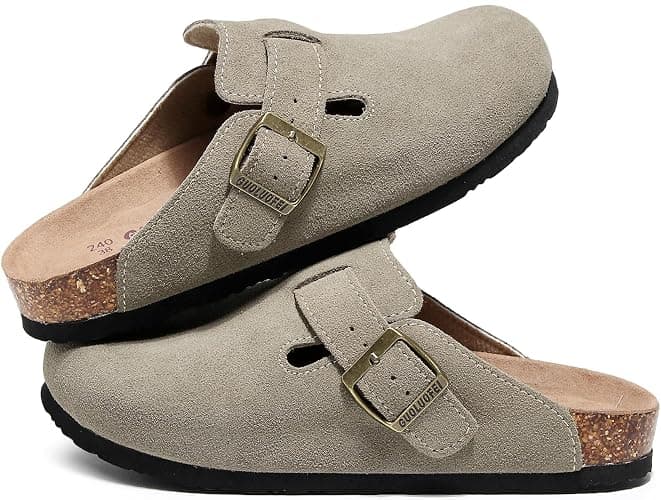 guoluofei Clogs for Women, Womens Clogs and Mules House Slipers with Arch Support and Adjustable Buckle thumbnail 5