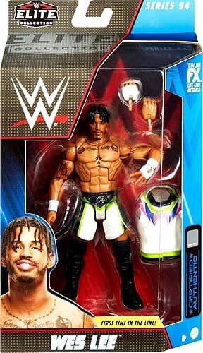 Mattel WWE Wes Lee Elite Collection Action Figure, 6-inch Posable Collectible Gift for WWE Fans Ages 8 Years Old & Up - #94 Wes Lee thumbnail 2