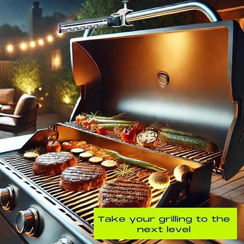 BBQ Grill Light Designed for Blackstone Griddle & Weber Grill - Smoker Grilling Accessories, Perfect Gifts for Men, LED Light bar Dad Birthday Gift - Mens Birthday Gift Ideas Work Light thumbnail 6