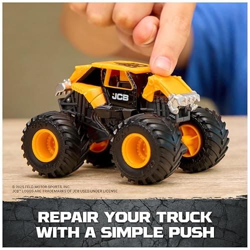 Monster Jam Smash & Bash SmashBot Playset with Launcher, Exclusive 1:64 Scale Monster Truck, 15-Inch Repairable Robot, Kids Toys for Boy and Girls Ages 3 and up thumbnail 6