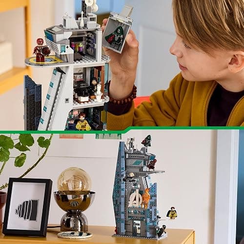 LEGO Marvel Avengers: Doomsday New Avengers Tower 76352 | Building Toy for Boys & Girls, Ages 12+, Bedroom Decor, Doomsday Merch with 6 Minifigures, 954 pieces, Gift for Marvel Fans thumbnail 6