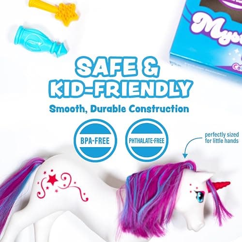Tub Works® Mystic Color Unicorn™ | Color Changing Bath Toy for Kids & Toddlers | Magical Transformation in Warm Water | Kids Bath Toys, Toddler Bath Toys & Interactive Bathtub Toys for Creative Play thumbnail 6