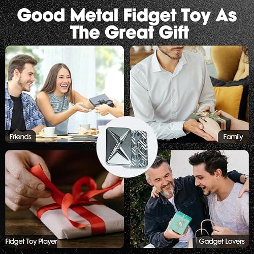 JUDIXY Lightning Infinite Fidget Slider Metal Magnetic Haptic Fidget Toys for Adults Anxiety/ADHD/Stress Relief thumbnail 5