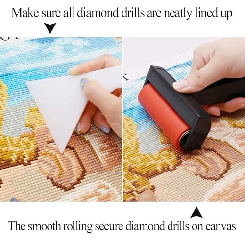 ARTDOT 64Jars Storage Containers for Diamond Art Kits,Portable Storage Organizer for Diamond Painting Accessories and Tools thumbnail 6