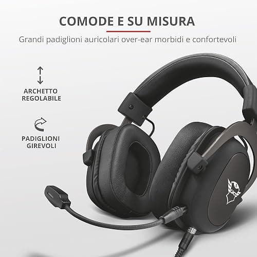 Trust Gaming GXT 498P Forta Cuffie PS5 e PS4 Licenza Ufficiale PlayStation 5, Driver 50 mm, Audio 3D, Cavo da 1,2 m, Microfono Staccabile, Jack Audio 3.5 mm, Cuffie Gaming Cablate, Rosa - Rosa thumbnail 5