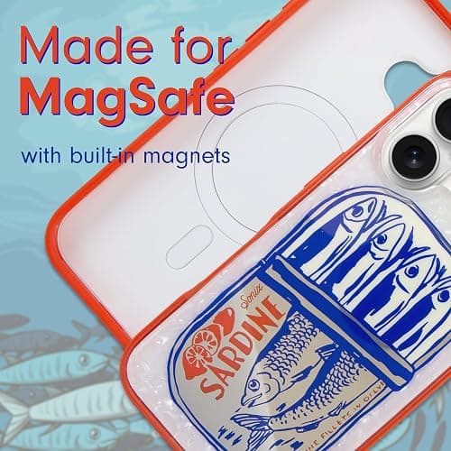 Sonix Cases for iPhone 16 | 10ft Drop Tested | Compatible with Magsafe | Sardines thumbnail 3