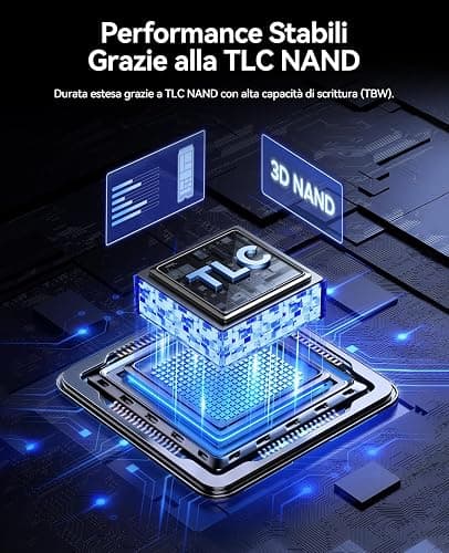 ORICO OS5 4TB M.2 SSD con Dissipatore di Calore, SSD Interno PCIe 4.0 NVMe per PS5, Velocità di lettura 7450 MB/s, TLC NAND, Dissipatore di Calore Progettato per il Percorso di Aria della PS5 - 4TB - OS5 con Dissipatore di Calore thumbnail 6