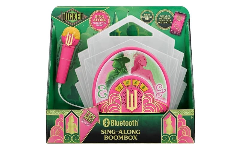 eKids Wicked Karaoke Microphone with Bluetooth Speaker for Fans of Wicked Toys, Kids Karaoke Machine with Built in Music, Great for Kids thumbnail 7