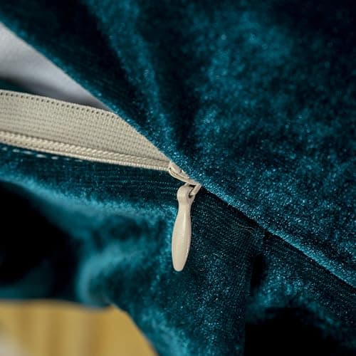 GLORY SEASON Velvet Throw Pillow Cover Soft Decorative Luxurious Solid Square Cushion Case for Sofa Couch Bedroom Farmhouse,Pack of 2, 18 x 18 Inches, Malachite Green thumbnail 6