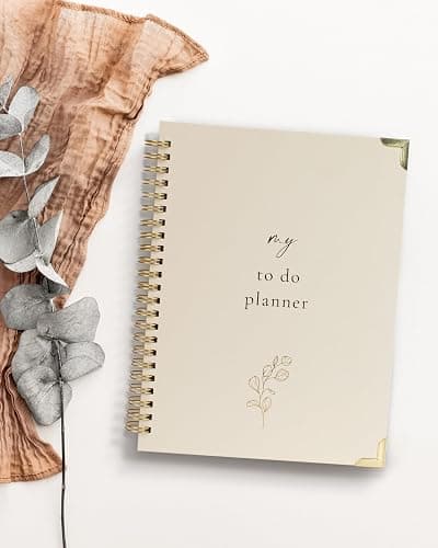 Beautiful To Do List Notebook - Aesthetic Daily Planner to Easily Organize Your Tasks And Boost Productivity - Stylish Undated ADHD Planner Gift and The Perfect School or Office Supplies For Women thumbnail 2