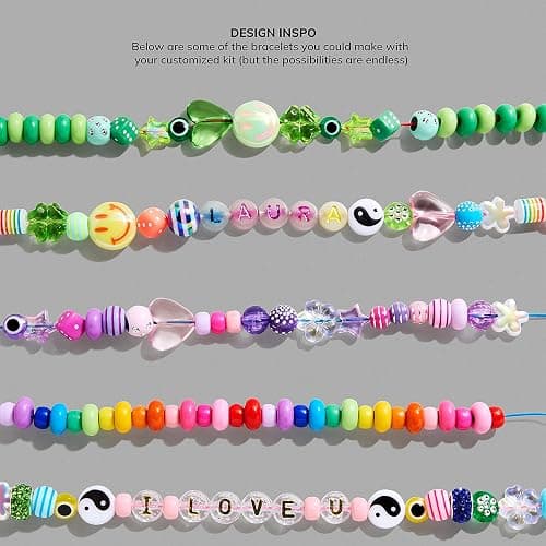 BaubleBar Ultimate DIY Bracelet Kit | 1000+ Pcs | Great for a Gift or Party | Bracelet Jewelry Making Kit with Beads thumbnail 5