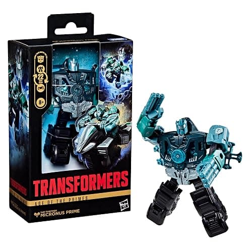 Transformers Age of The Primes The Thirteen Micronus Prime, Deluxe Class 5.5-Inch Converting Action Figure, Robot Toys for Ages 8+ thumbnail 3