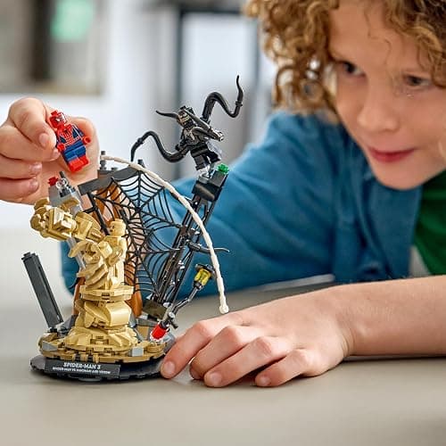 LEGO | Marvel Battaglia Epica: Spider-Man vs. Sandman - Giocattolo dei Supereroi con 3 Minifigure Inclusi Spider-Man & Venom, e Cantiere Edile - Regalo per Bambini da 9 Anni in su Fan dei Film - 76334 thumbnail 2
