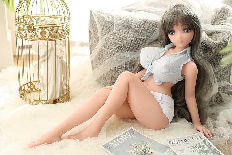 See-muni Anime Doll Soft Skin Realistic Lifelike Reborn TPE Dolls Built-in Skeleton can Swing, Cosplay，1:1 Handmade Simulation，Private Collection Level,About 31.5 inches,12.8 lbs thumbnail 4