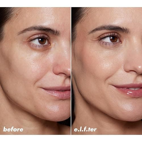 e.l.f. Halo Glow Skin Tint SPF 50, Tinted Moisturizer For Light, Buildable Coverage, Creates A Natural Glow, Vegan & Cruelty-Free, 6 Light Cool thumbnail 4