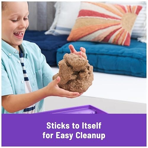 Kinetic Sand, Deluxe Beach Castle Playset with 2.5lbs Play Sand, Tools & Molds, Sensory Toys for Kids Ages 5 and up thumbnail 7