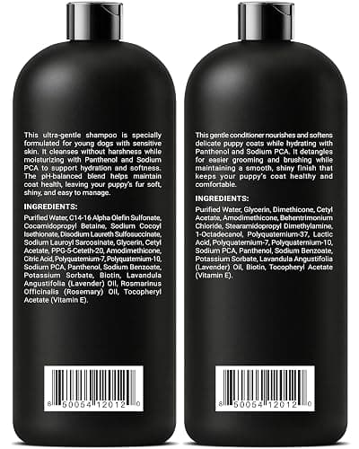 ALFIE'S CHOICE Puppy Shampoo and Conditioner Set | 16 fl oz Each | for Sensitive & Itchy Skin | Puppies, Adults & All Breeds of Dogs thumbnail 8
