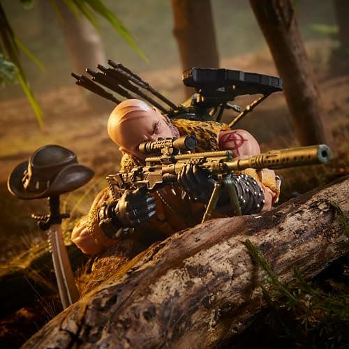 G.I. Joe Classified Series #125, Dreadnok Gnawgahyde and Pets Porkbelly & Yobbo, Collectible 6-Inch Action Figure with 16 Accessories | G.I. Joe Classified 6 Inch Action Figure Deluxe - Dreadnok Gnawgahyde with Porkbelly & Yobbo #125 thumbnail 2