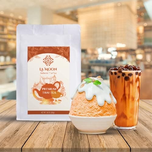LA MOON TEA - Premium Thai Tea Mix Powder Special Blend Assam Loose Leaf Tea Original From Thailand Make Thai Hot, Iced Thai Tea Taste thumbnail 6