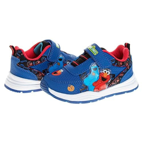 Sesame Street Sneakers for Kids with Led Light Breathable Running Tennis Athletic Shoes for Boy Girl 5-10 Toddler 11 Little Kid thumbnail 4